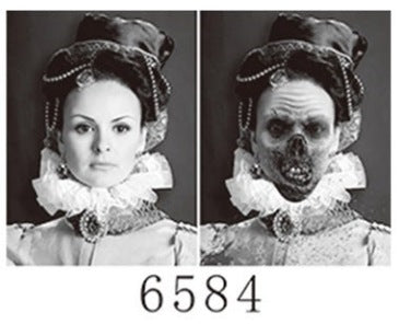 Anime 2D mobile phone stickers modern 3D mini mobile phone stickers refrigerator 3D decorative stickers Halloween creative stickers