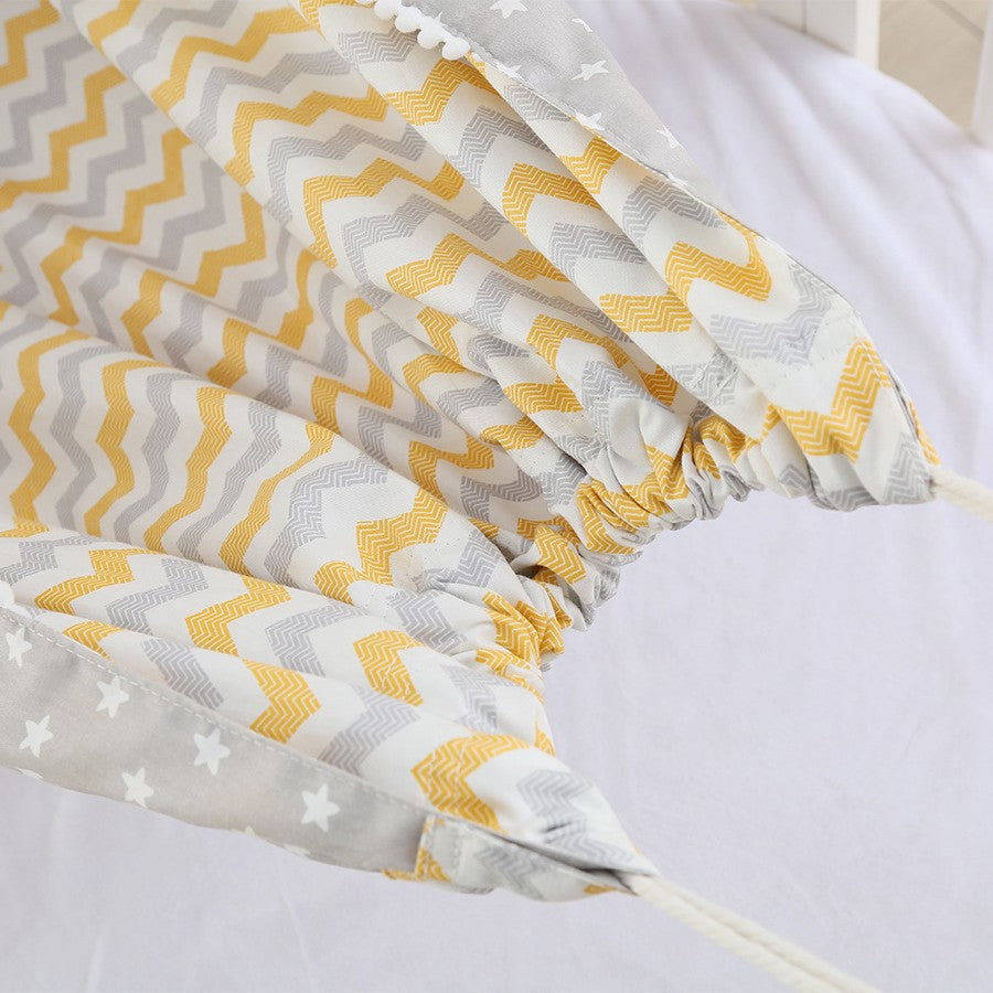 INS children's swing indoor and outdoor hanging basket children's hanging cloth bag baby home cartoon hammock