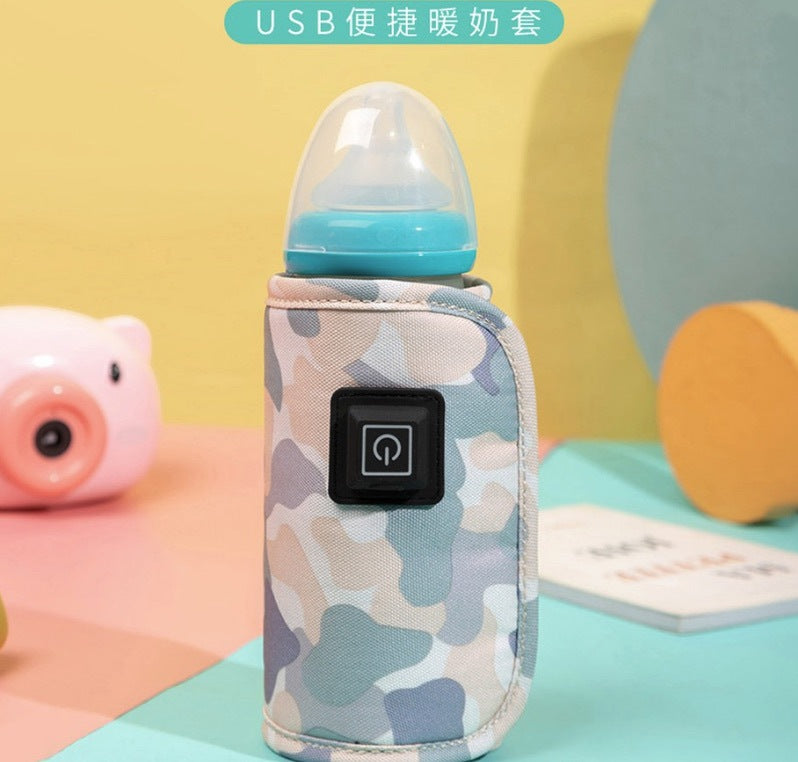 Warm milk set baby bottle insulation set usb outdoor constant temperature bubble milk universal car portable heating warm artifact cross-border