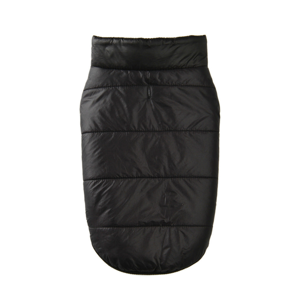 Amazon new pet vest simple vest dog clothes autumn and winter thick warm cotton jacket dog vest cotton jacket