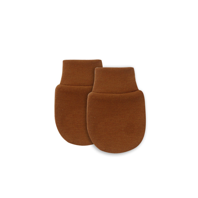 2023 Spring, Summer and Autumn Thin Newborn Anti-scratch Gloves Baby Anti-scratch Face Comfortable Breathable Newborn Baby Protective Gloves