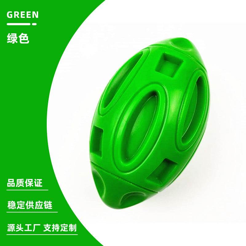 Amazon's hot-selling rubber sounding football high-quality pet ball molar chew-resistant dog toy ball
