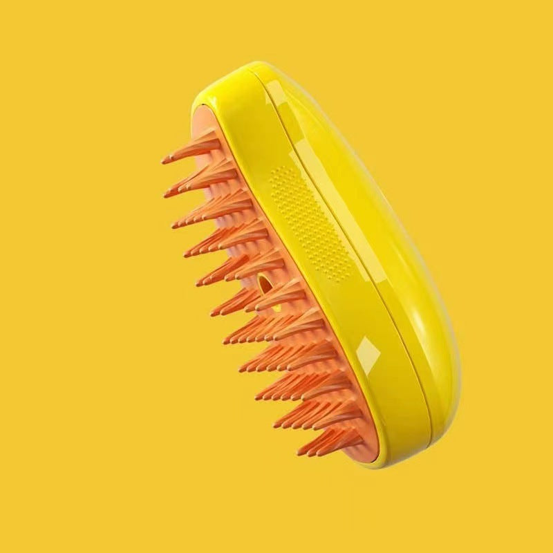 New cross-border mango pet comb cat and dog electric spray brush massage comb one-button spray anti-flying hair massage wash