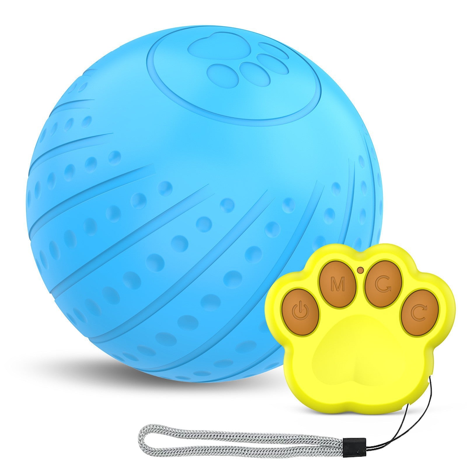 Cross-border manufacturer pet electric remote control ball cat and dog jumping toy bite-resistant boring artifact large and small dog pet ball