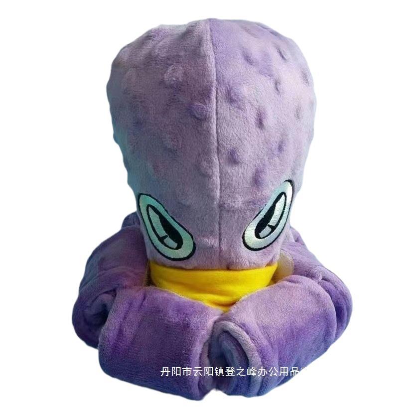 Dog Toys Pet Products Leather Shell Foreign Trade Toys Plush Dog Sounding Toy Cat Pet Octopus Six Claws Factory