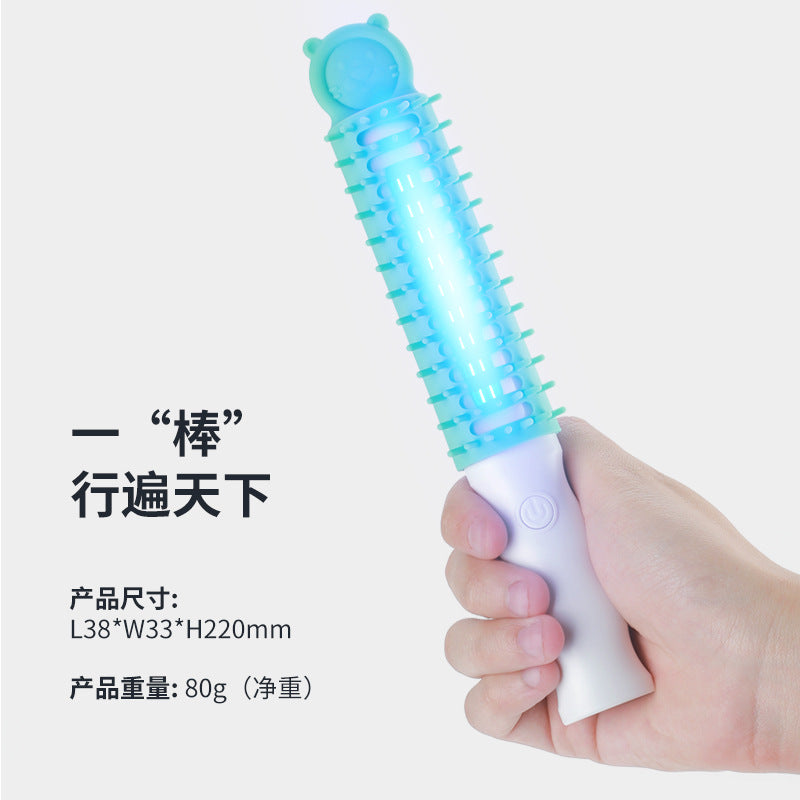 Pet sterilization comb handheld sterilization stick pet hair comb sterilization lamp mite removal sterilization lamp multi-purpose massage comb