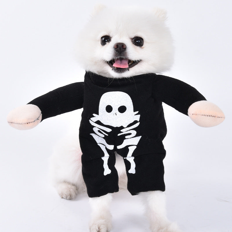Cross-border Halloween dog clothes for small dogs funny and weird transformation clothes Teddy cat creative clothes pet clothing