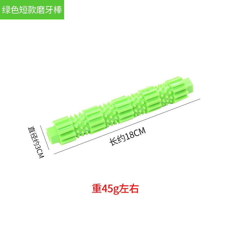 Pet Supplies Dog TPR Bite Stick Leaky Stick Grinding Teeth Cleaning Teeth Bite Interactive Toy Spot Wholesale Cross-border