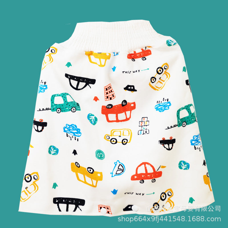 Baby diaper skirt baby waterproof washable male and female newborn waterproof bedwetting diaper pad children's training pants