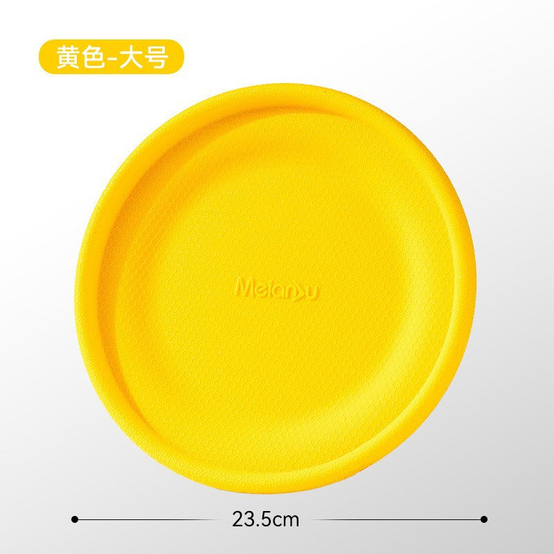 Dog plush sound frisbee toy interactive self-entertainment boredom grinding teeth resistant pet training Corgi Teddy