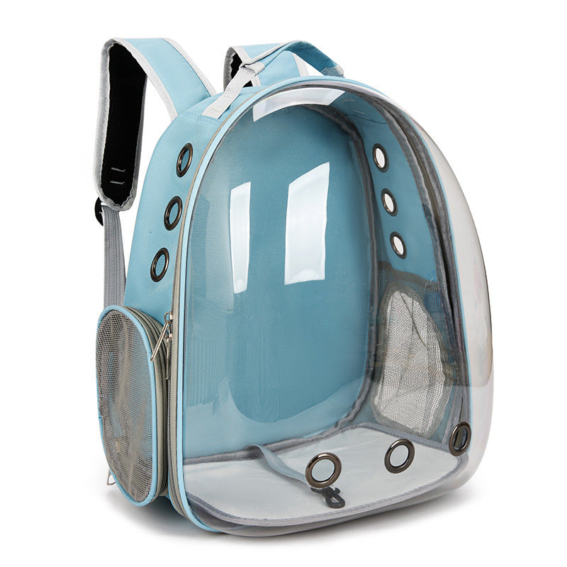 Pet bag transparent portable space capsule large capacity panoramic pet supplies travel outdoor backpack cat bag