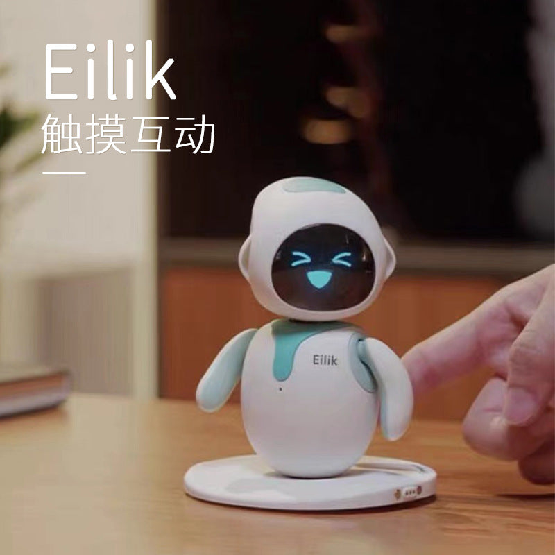 eilik robot AI artificial intelligence dialogue interactive companion emo desktop electronic pet smart toy cross-border
