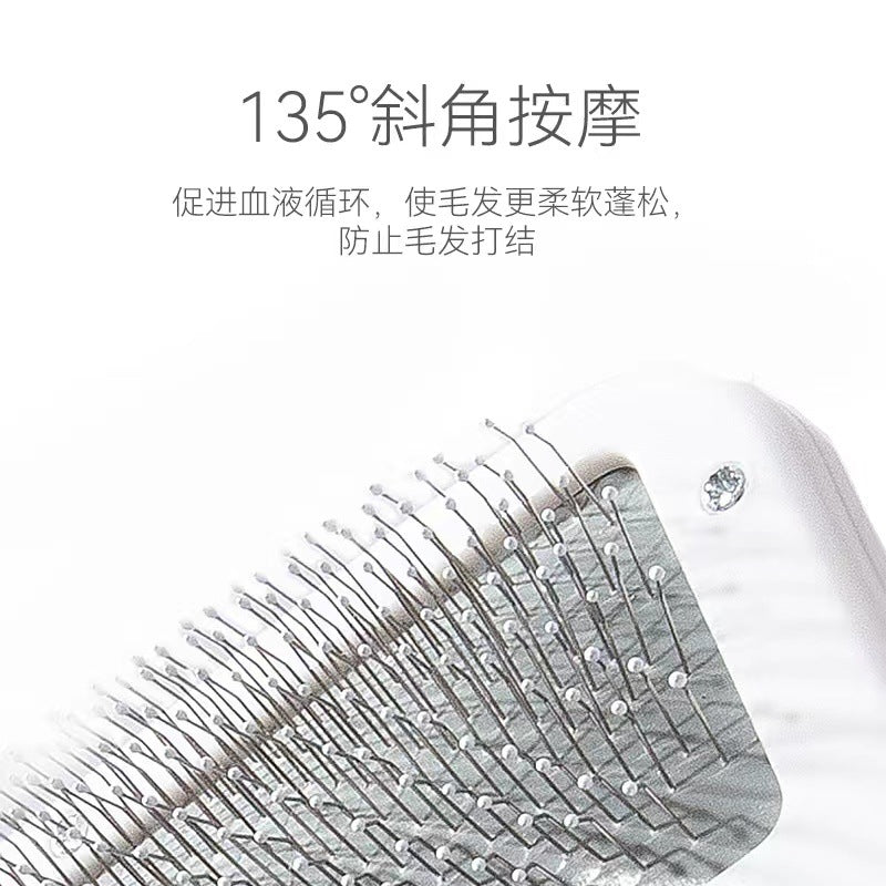 Pet hair dryer 2 in 1 cat and dog hair dryer electric cleaning and grooming pet comb hot air comb spot wholesale