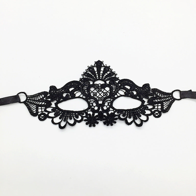 Cross-border exclusive masquerade party lace mask Christmas Halloween fun unshaped eye mask supplies