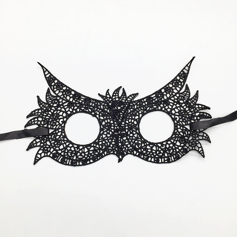 Cross-border exclusive masquerade party lace mask Christmas Halloween fun unshaped eye mask supplies