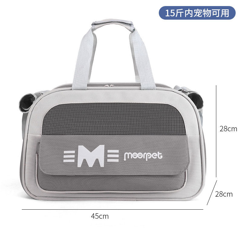 Spot pet bag portable breathable car cat bag hand-held foldable pet box multifunctional dog bag cross-border