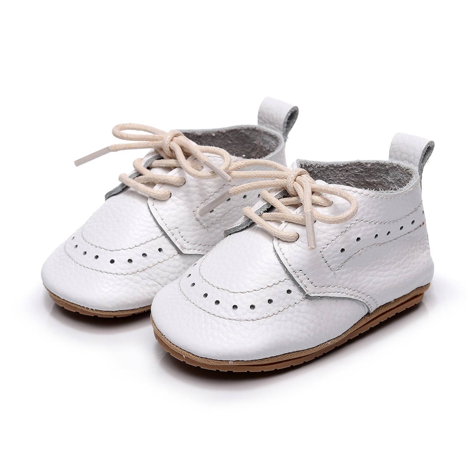 British style suede cowhide single shoes baby baby toddler shoes children's shoes 2022 one drop