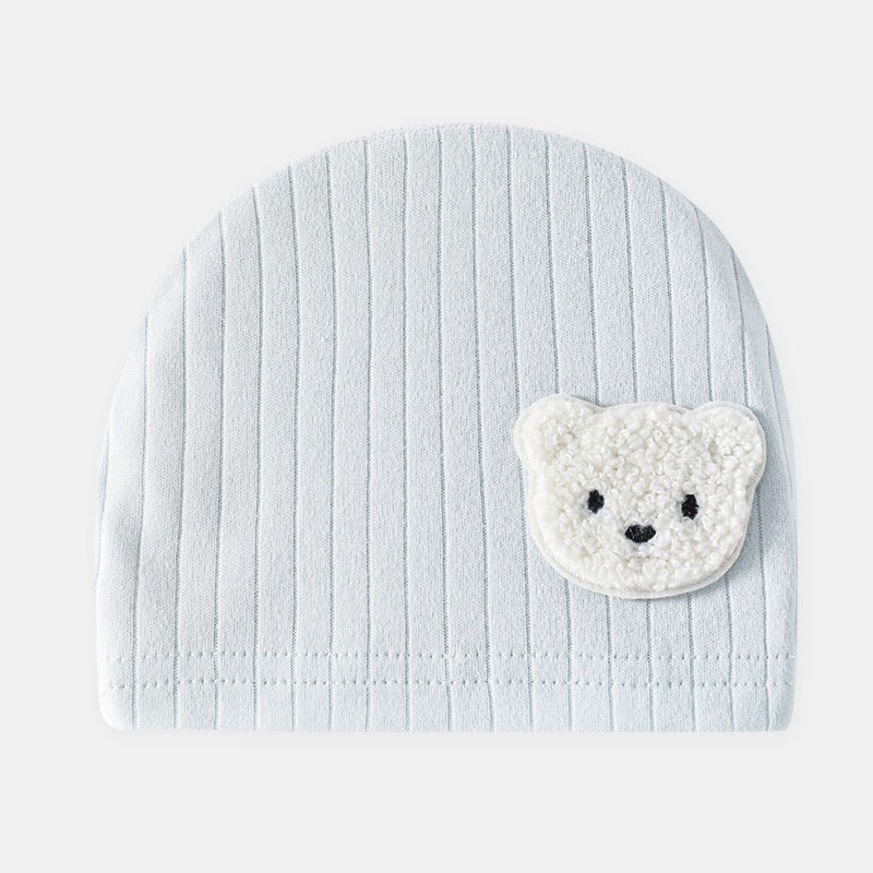 Newborn baby hat spring and autumn style 0-3 months summer boys and girls baby cotton halogen door hat newborn fetus hat