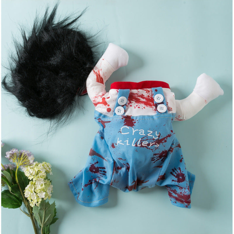 Cross-border pet dog clothes funny clothes big banana pet clothes dress up clothes pet suit dress