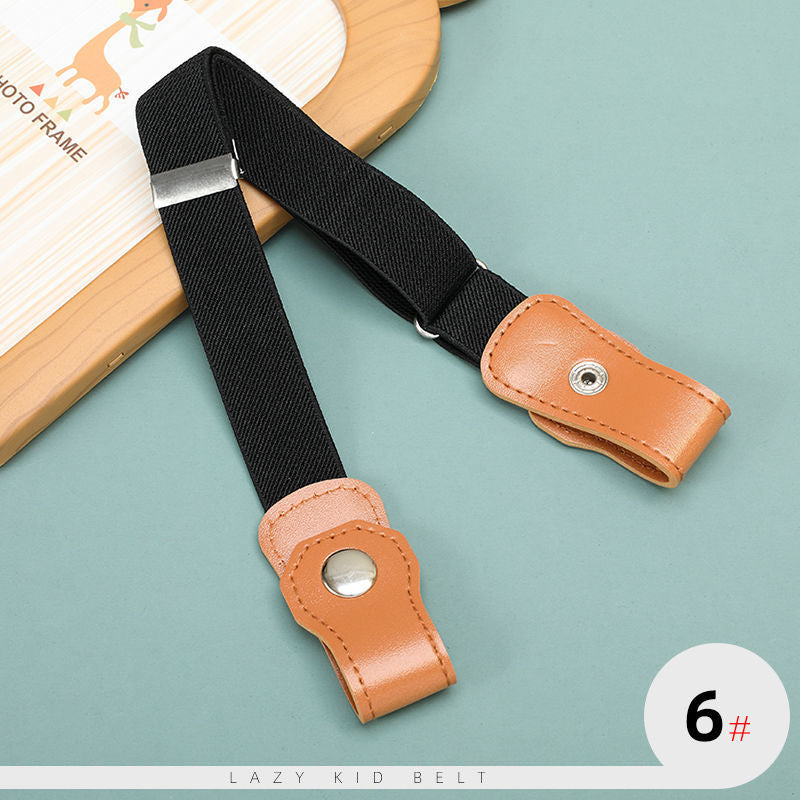 Children's elastic belt cartoon pattern primary school students' belt baby pants anti-fall medium and large children's belt waist belt