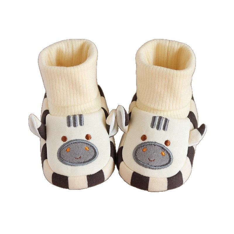 Baby socks shoes spring and autumn baby toddler shoes soft sole newborn cloth shoes 0-3 months toddler shoes and socks anti-fall newborn