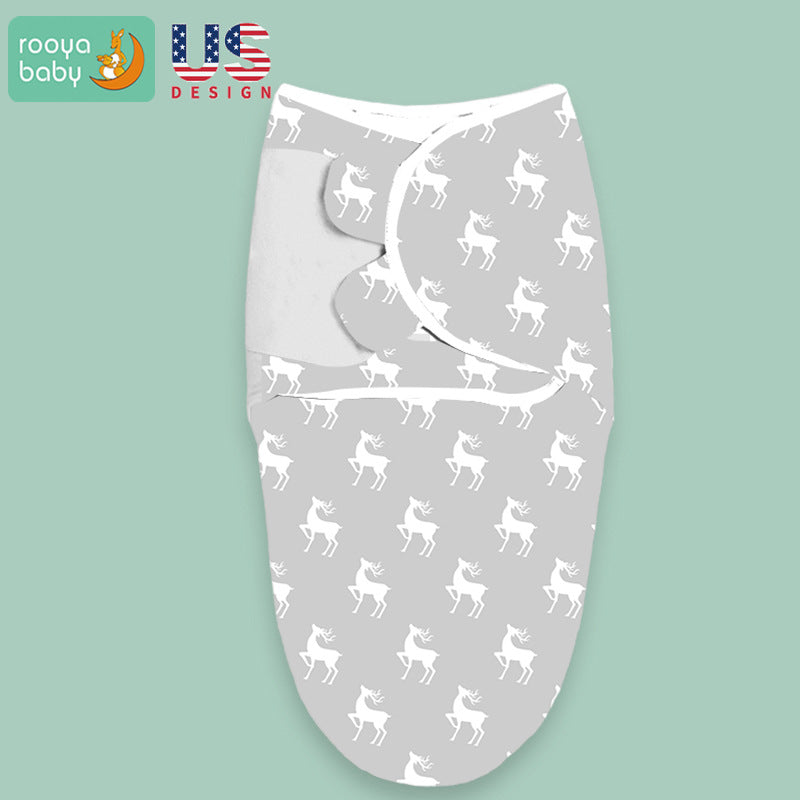 Sleeping bag baby summer pure cotton infant anti-kick is anti-shock baby sleeping bag bag newborn factory spot