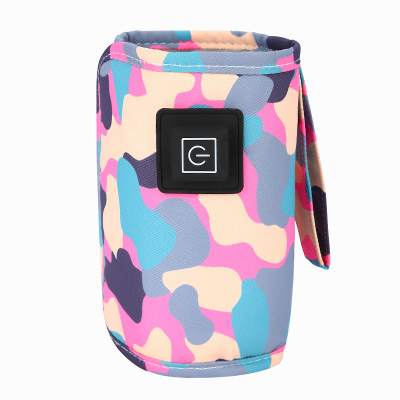 USB milk warmer, thermostat, home outdoor portable milk warmer, baby universal bottle insulation sleeve