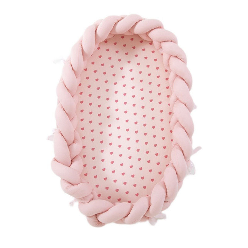 INS portable bionic newborn bed mid-bed crib woven fence protection anti-pressure newborn baby crib