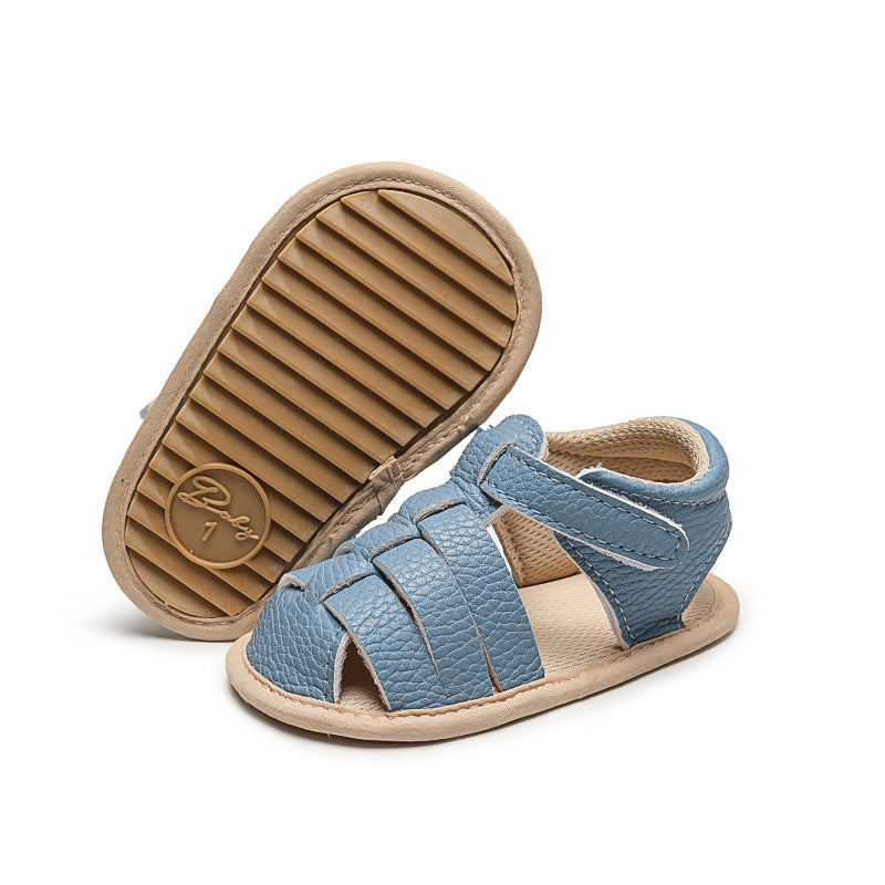 Cross-border hot-selling summer baby sandals breathable soft rubber bottom non-slip casual toddler shoes baby shoes one piece dropshipping