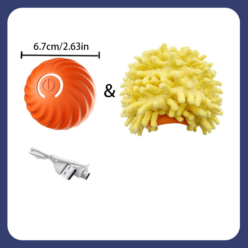 Pet gravity jumping ball dog toy ball gravity rolling ball cat toy ball cross-border hot sale