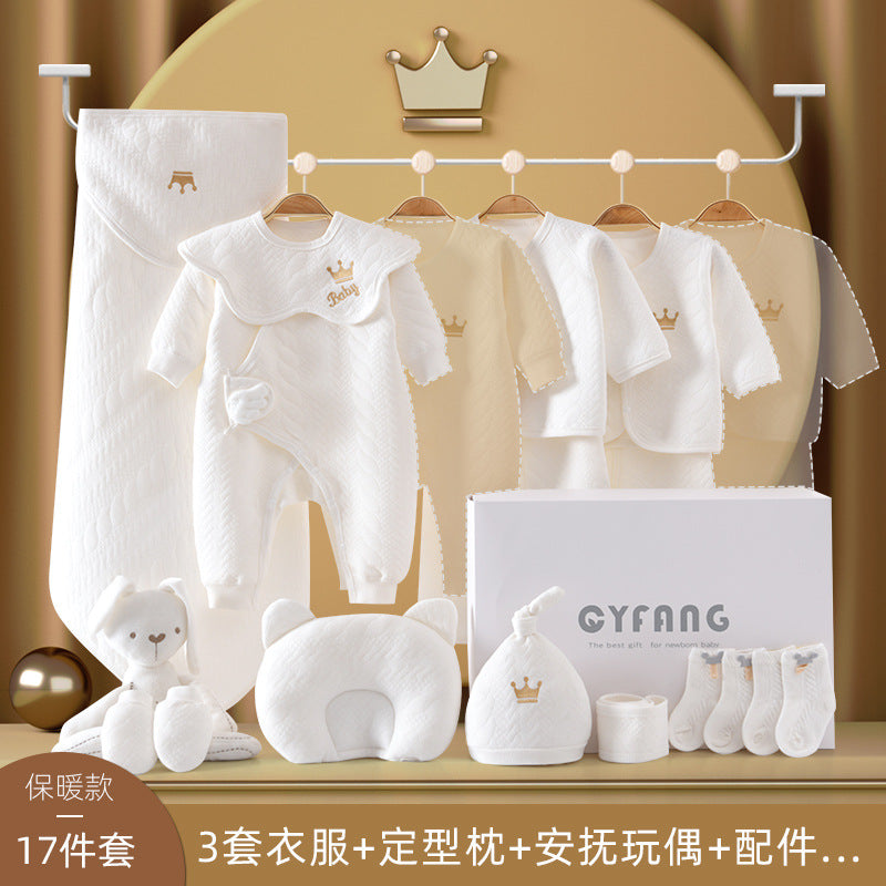 Baby Gift Box Set Newborn Gift Full Moon Gift Baby Clothing Newborn Supplies Spring Autumn Winter