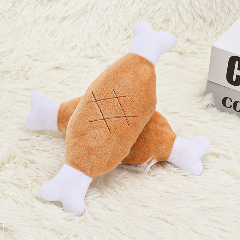 Dog toy collection bite-resistant teething sound pet toys interactive small and medium-sized Teddy Golden Retriever self-entertainment pet supplies