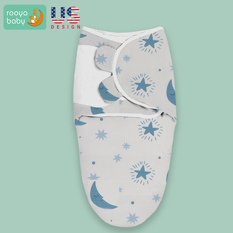 Sleeping bag baby summer pure cotton infant anti-kick is anti-shock baby sleeping bag bag newborn factory spot