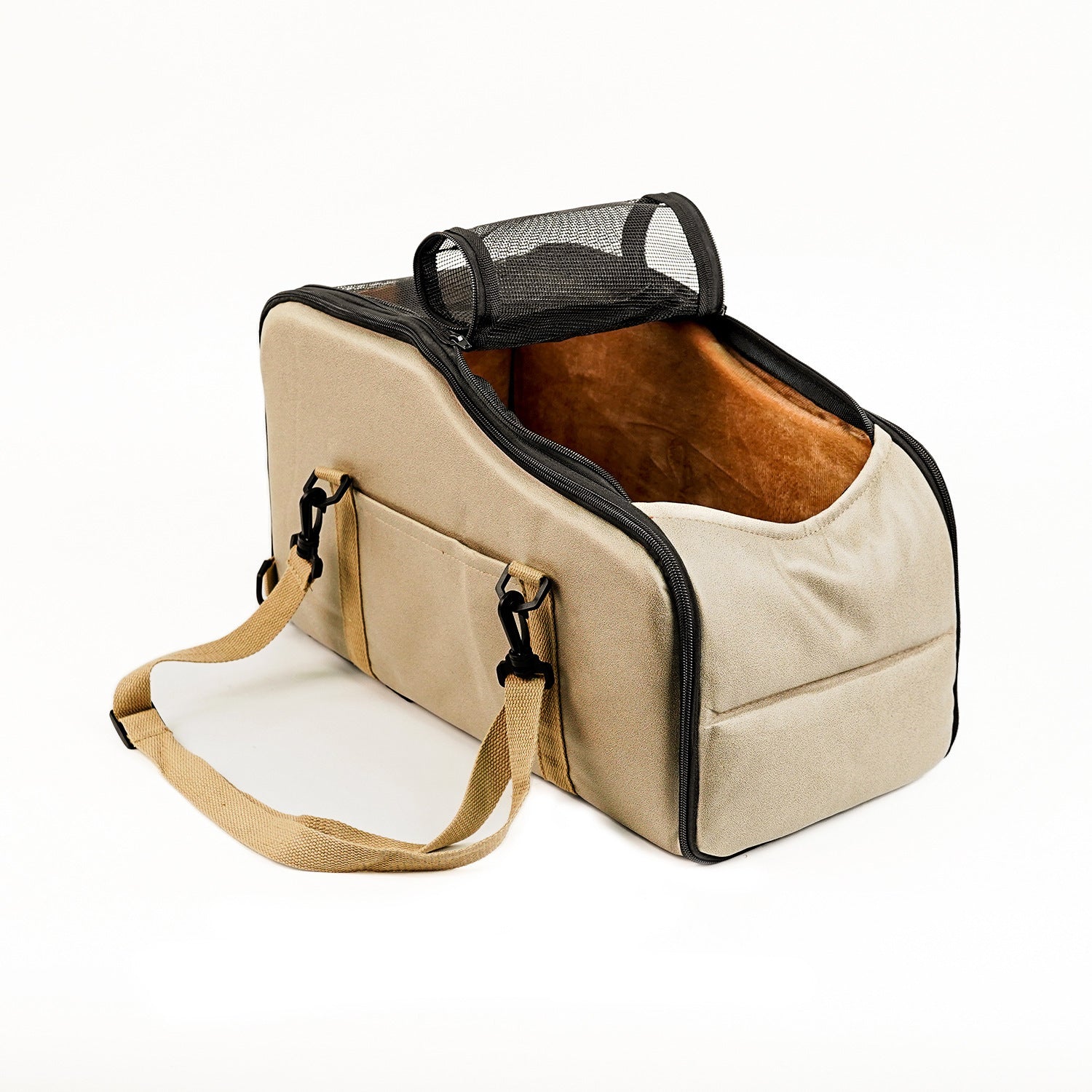 Cross-border detachable and washable car dog kennel portable pet car mat car travel safety seat center control front seat