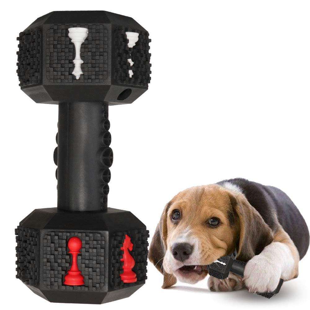 Amazon cross-border pet hot-selling large dog toy natural rubber leaking food grinding teeth cleaning teeth educational sound bite resistant