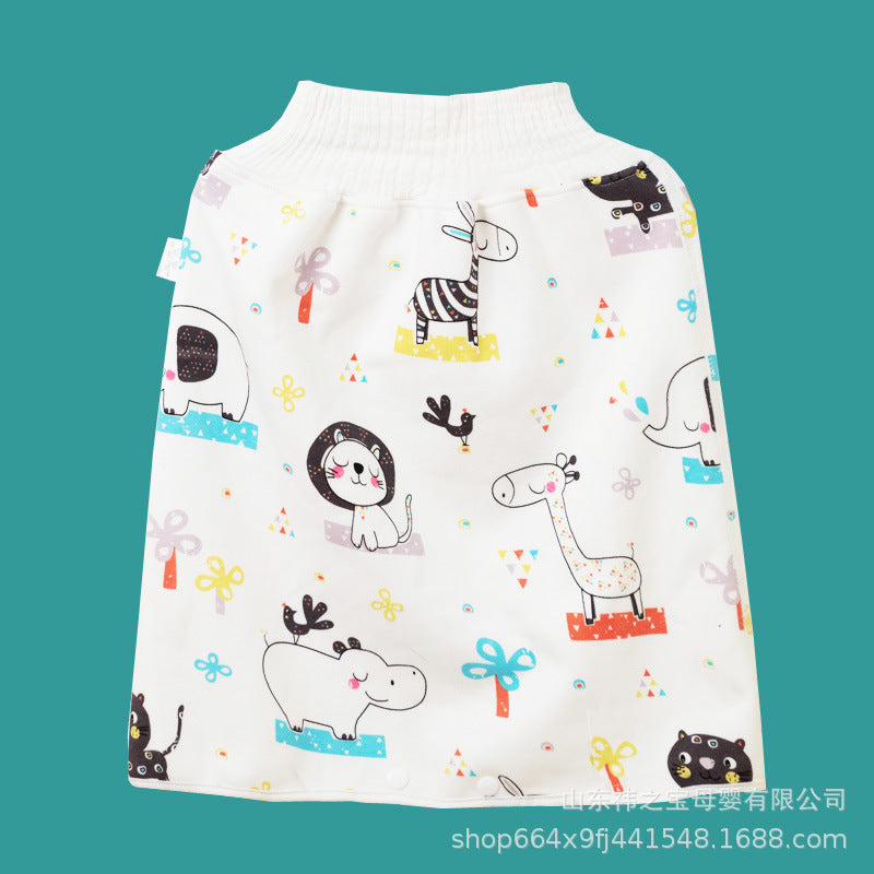 Baby diaper skirt baby waterproof washable male and female newborn waterproof bedwetting diaper pad children's training pants