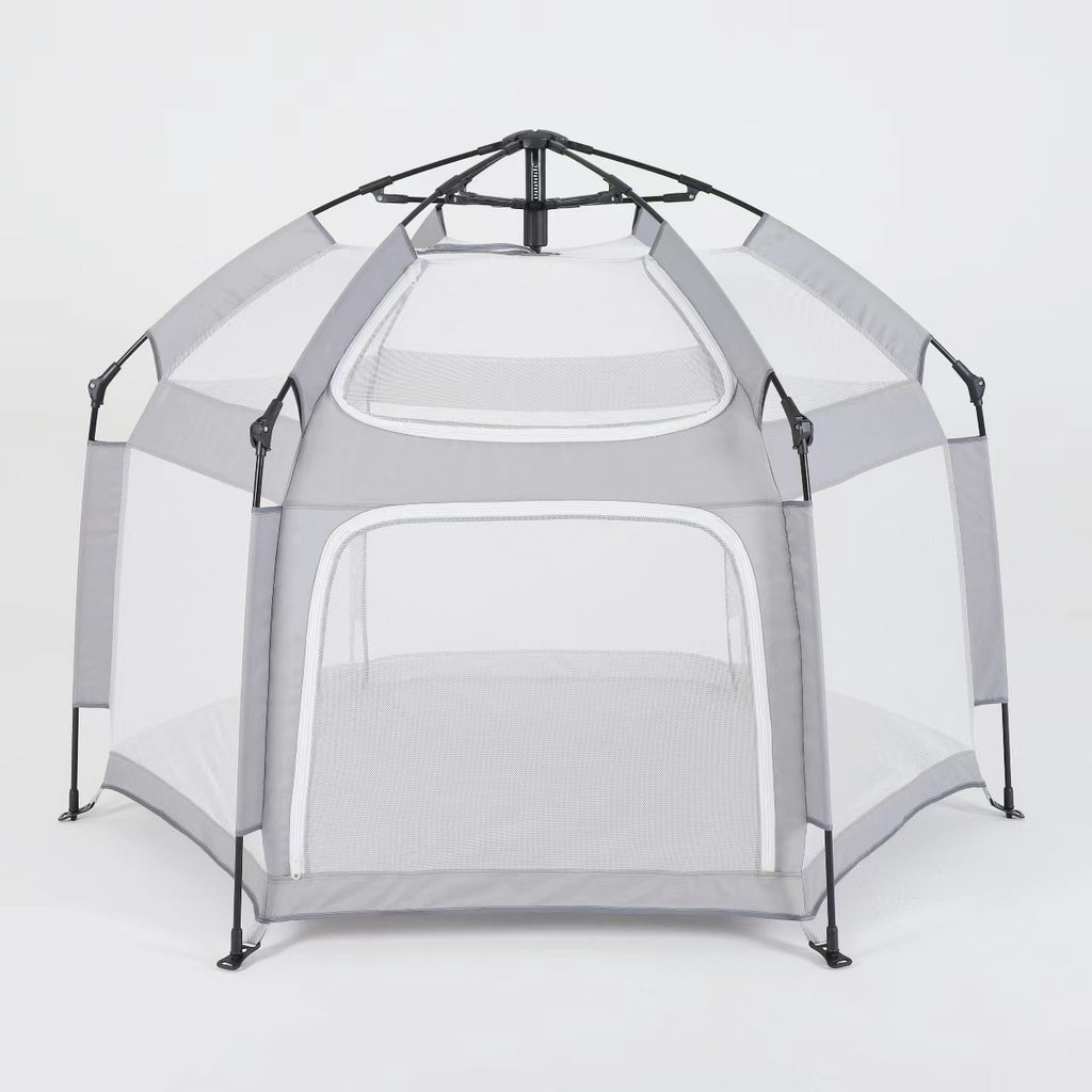 Quick-open baby crawling toddler protection fence children's home tent anti-bite portable outdoor playhouse