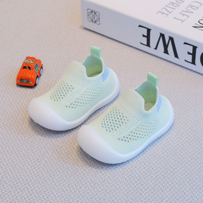 Foreign trade cross-border soft sole baby toddler shoes breathable mesh socks shoes one-step 1-3 years old baby toddler shoes summer
