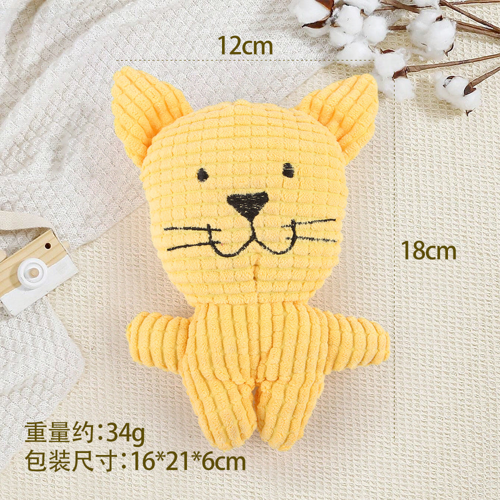 Summary Amazon dog teething vent chewing plush doll sound pet toy dog companion toy
