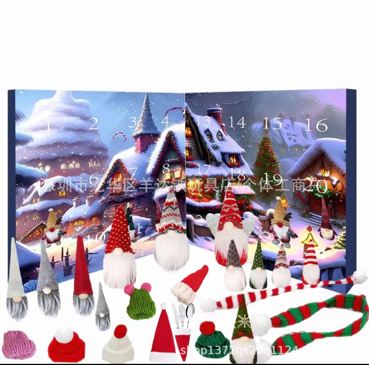 Halloween Gnome Advent Calendar Halloween Gnome Countdown Advent Calendar Box