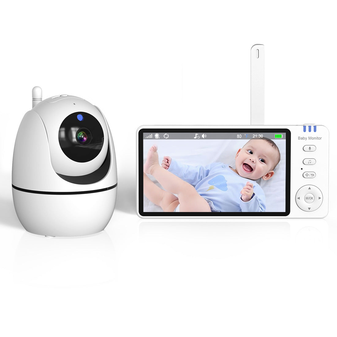 ABM501 baby monitor 5-inch HD display young children baby care device elderly safety monitor