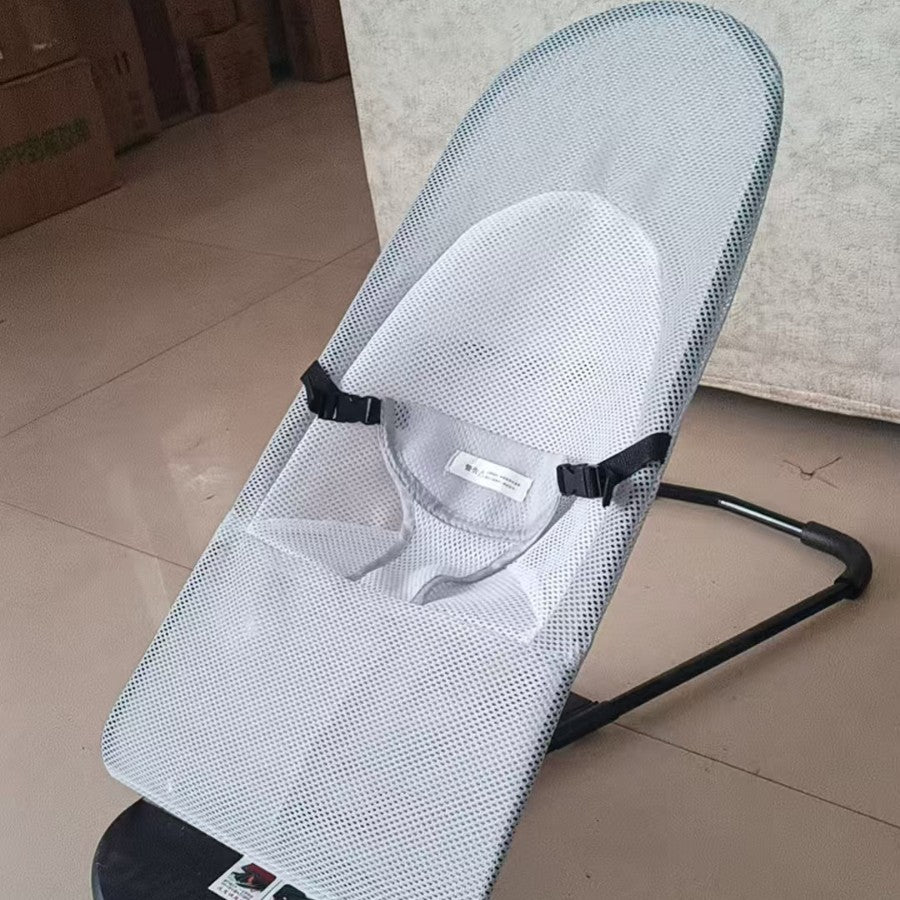 Baby rocking chair soothing cradle chair baby foldable balance rocking chair to coax baby to sleep artifact wholesale