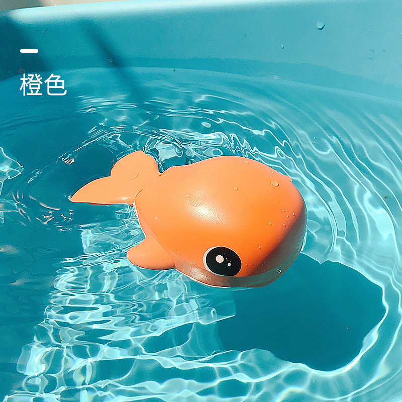Little Yellow Duck Little Dolphin Playing Water Baby Bath Toys Bathroom Baby Children Bathing Swimming Tiktok Toys
