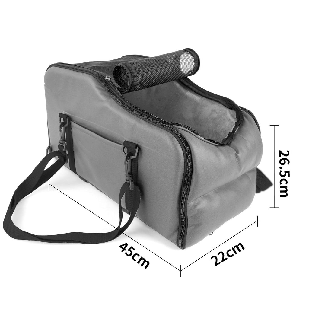 Cross-border detachable and washable car dog kennel portable pet car mat car travel safety seat center control front seat