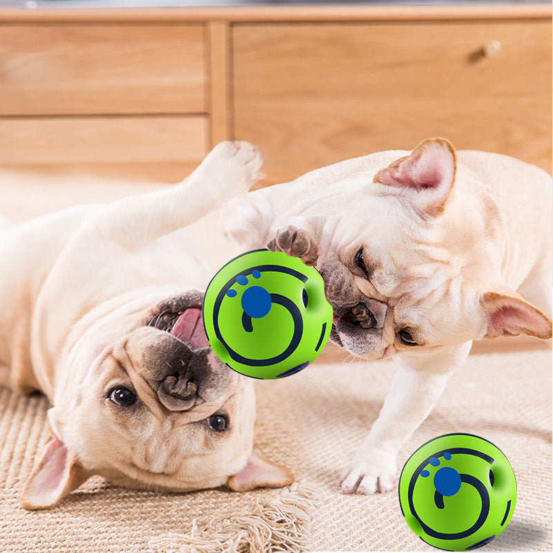 Dog toy ball teeth cleaning interactive pet supplies large dog puppy bite resistant boring sound big dog toy