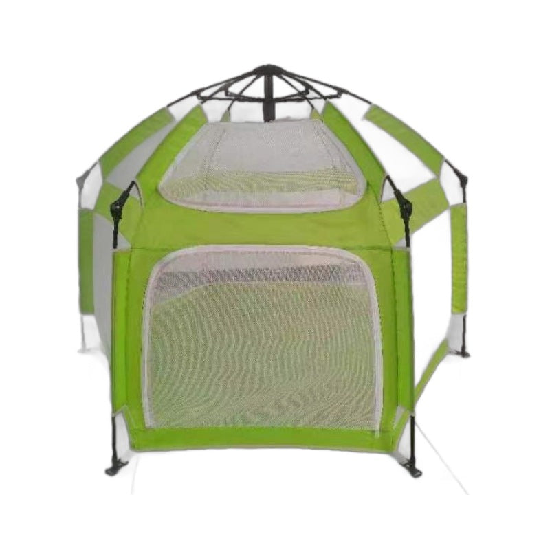 Quick-open baby crawling toddler protection fence children's home tent anti-bite portable outdoor playhouse