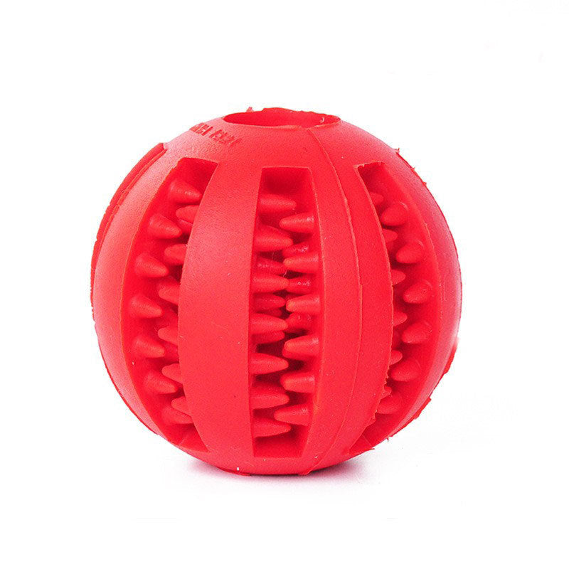 Dog toy missing food ball molar ball puzzle relieves boredom and bite-resistant pet missing food toy molar teeth cleaning watermelon ball