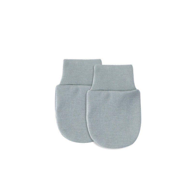 2023 Spring, Summer and Autumn Thin Newborn Anti-scratch Gloves Baby Anti-scratch Face Comfortable Breathable Newborn Baby Protective Gloves