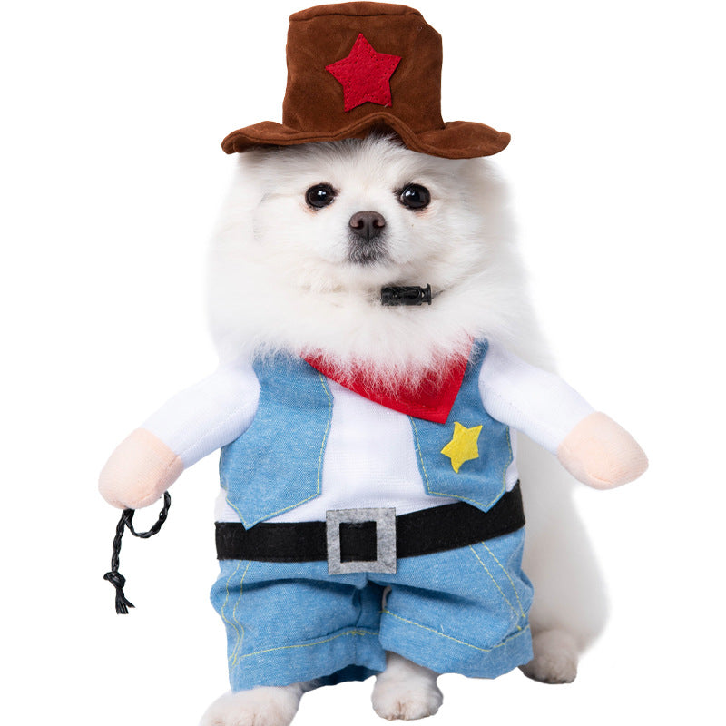 Cross-border Halloween dog clothes for small dogs funny and weird transformation clothes Teddy cat creative clothes pet clothing