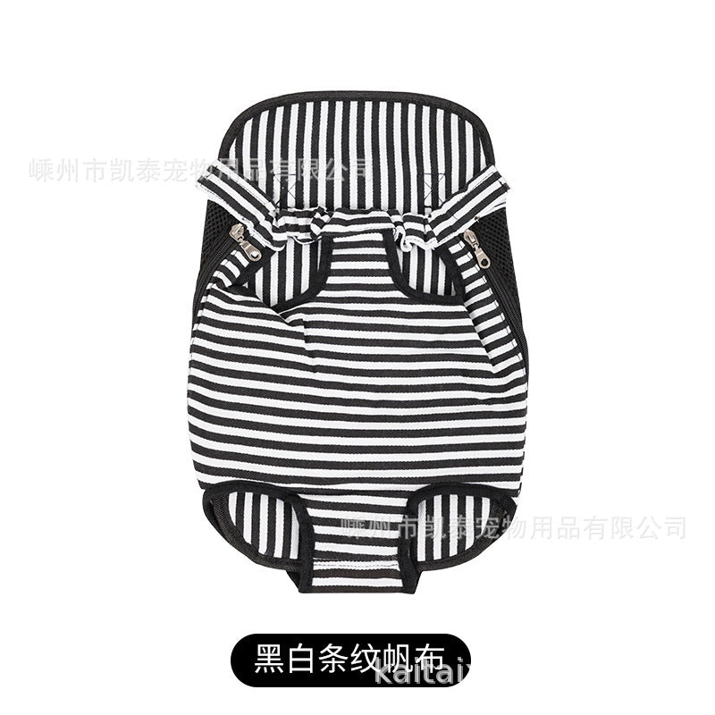 Factory direct sales pet chest bag for going out, comfortable and portable breathable dog bag and cat bag, pet shoulder bag